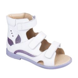 TW-176 (цв.9-бело-фиолетовый, 26) Туфли  (отк.носок, выс.задник, натур.кожа)