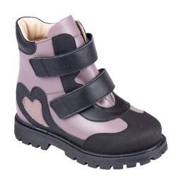 TW-549 (цв.7-дымчатый, 28) Ботинки (станд.задн., шерст.мех, съемн.стелька)