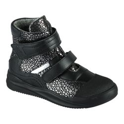 TW-515 (цв.5-черно-серебряный, 31) Ботинки ортопедические малосложные
