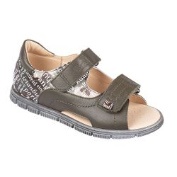 TW-137 (цв.7-хаки, 31) Туфли (откр.нос,натур.кожа)