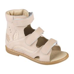 TW-176 (цв.6-бежево-золотой, 26) Сандалеты ортопедические малосложные