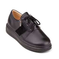 DTD-450 (цв.4-черный, 40) Полуботинки ортопедические малосложные