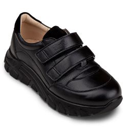 TW-438 (цв.9-черный) Полуботинки спортивные (натур.кожа)