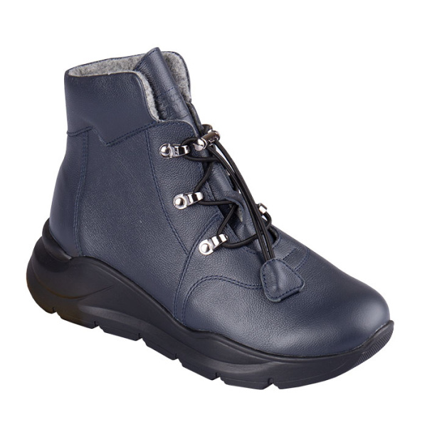 Ботинки женские ортопедические утепленные с эластичными шнурками DTD-555-3  Dr. Thomas